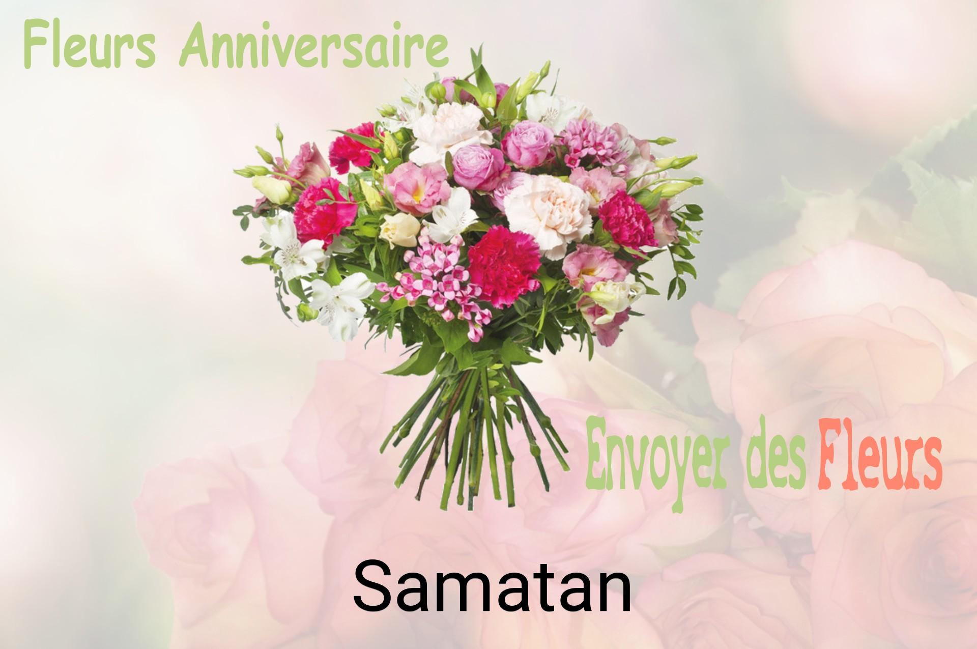 Bouquet de fleurs d’anniversaire livré à Samatan
